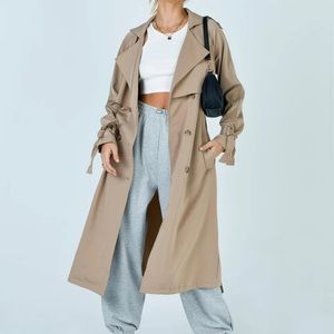 Princess Polly -CASSIE TRENCH COAT